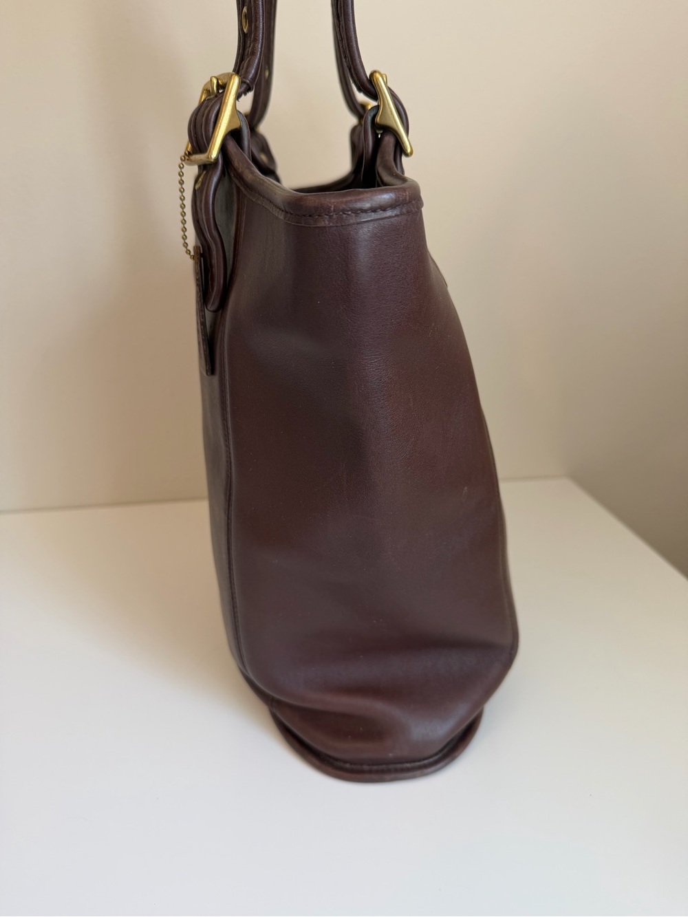 Vintage Coach Legacy Large Shopper in Mahogany, Style 9090 - Picture 3 of 9